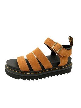 NEW Dr Martens Blaire Tumbled Nubuck Sandals Y2K Chunky Casual Hipster Womens 7